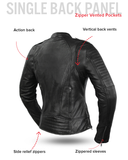 Biker - Women's Motorcycle Leather Jacket