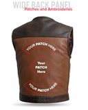 Lowside Gunner Men's Perforated Leather Vest