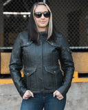 Outlander - Women's Motorcycle Leather Jacket