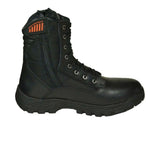 Swat - Mens Motorcycle Biker Leather Boots