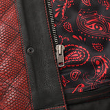Kingsnake Men’s Motorcycle Leather Vest