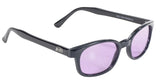 11216 X - KD'S BLK FRAME/LIGHT PURPLE LENS