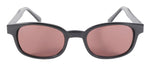 12120 X - KD'S MATTE BLK FRAME/ROSE LENS