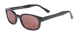 12120 X - KD'S MATTE BLK FRAME/ROSE LENS