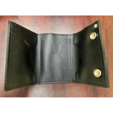 Mini Black Trifold Biker Chain Wallet