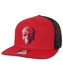 Richardson 7 Panel Adjustable Cap - Two Tone Skull