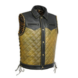 Kingsnake Men’s Motorcycle Leather Vest