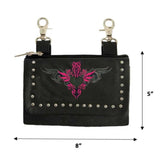 Ladies Cowhide Clip on Bag
