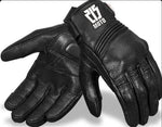 215 Perforated Moto Sport Leather Glove Black