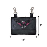 Cowhide Clip-On Bag for Women