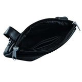 Rose Cowhide Leather Clip-On Bag
