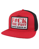 Red Classic Trucker "F The Past" Patch Hat