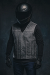 Tombstone - Mens Gray Leather Vest
