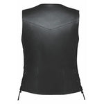 Belle - Ladies 10 Pocket Leather Vest