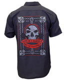 The "Gambler" Embroidered Industrial Shop Shirt