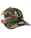 Richardson Embroidered Patriotic Mesh Trucker