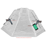 Men's Black Leather Motorcycle Vest with Upgraded Style