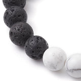 Good vs. Evil - Heavy Beaded Skull Bracelet