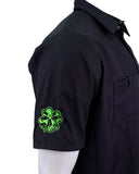 "Lucky" Embroidered Industrial Shop Shirt