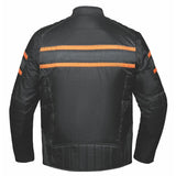 Heritage - Mens Orange Textile Jacket