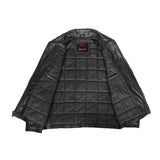 Men's Black Drum Dyed New Zealand Lambskin Jacket