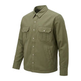 Sargeant - Men's armored Motorcycle Flannel Shirt (Green)