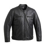Black Iron - Men's Motorcycle Leather Jacket