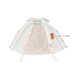 Women's Brown Zippered Vest with Lacing Details