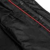 Ella Women's leather motorcycle vest -  Black