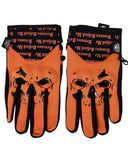 NEW! Big Skull Padded Riding Gloves