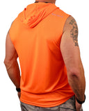 Men's Cooling Performance Sleeveless Hooded T-shirt