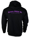Semicolon Unisex Black & Purple Hoodie