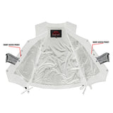 Women's Denim Classic Side Lace Vest