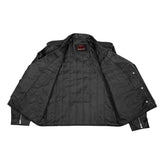 Dawn Rider Men's Premium Black Leather Motorcycle Jacket