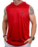 Men's Cooling Performance Sleeveless Hooded T-shirt
