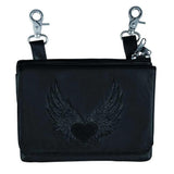 High-Quality Cowhide Leather Ladies Clip on Bag