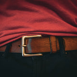 Mens Premium Leather Belt
