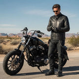Cannonball - Men's Leather Motorcycle Jacket