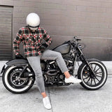 Rider's - Men's armored Motorcycle Flannel Shirt