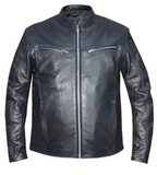 Stealth - Men's Premium Leather Motorcycle Jacket