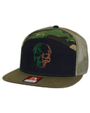 Richardson 7 Panel Adjustable Cap - Two Tone Skull