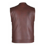 Custer - Unik Mens Motorcycle Biker Leather Club Vest
