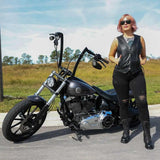 Beth - Women's Premium Lambskin Leather Motorcycle Vest