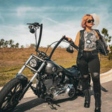 Beth - Women's Premium Lambskin Leather Motorcycle Vest