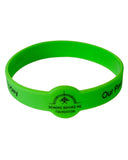 Demons Behind Me Foundation - Double-Sided Wristband