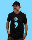 Semicolon Suicide Prevention Light-Weight T-Shirt