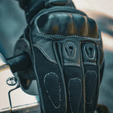 Mens Full Finger Gloves with Knuckle Armor
