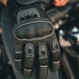 Ironmesh - Men's Leather/Textile Motorcycle Gloves