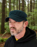 Cadet Style - Distressed Black Adjustable Cap