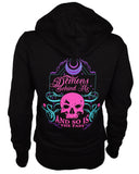 Ladies Gypsy Black Zip-Up Hoodie